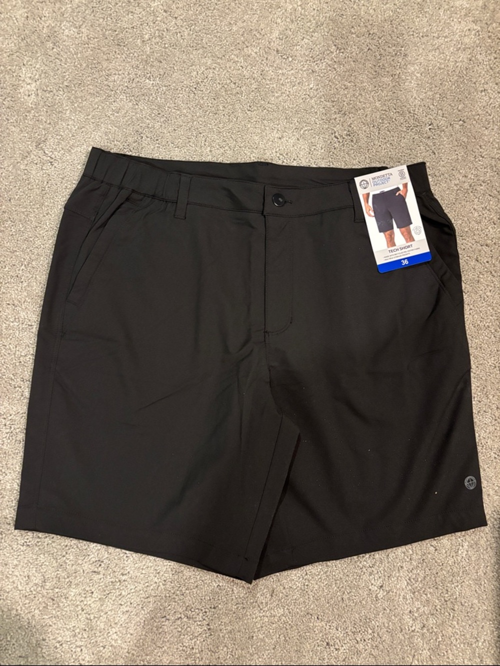 Mondetta Men's Black Hybrid Shorts